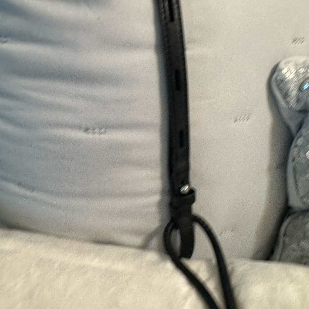 Rebecca Minkoff Suede Black Lulu Crossbody Bag - Picture 6 of 14